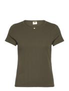 Dry Goods Pointelle Tee Olive Levi's® Khaki