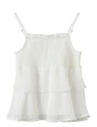 Nkffedolina Strap Top Name It White