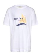 Gant Sailing Graphic T-Shirt GANT White