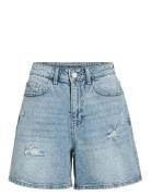 Vijaf Hw Destroy Denim Shorts Vila Blue