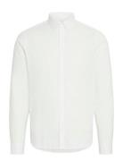 Cfanton Bd Ls Linen Mix Casual Friday White