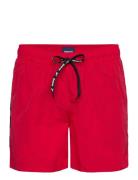 Mens Rbk Swim Shorts Duke Reebok Performance Red