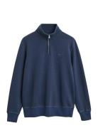 Sunfaded Half Zip Sweat GANT Blue