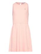 Linen Jersey Dress Slvls Tommy Hilfiger Pink