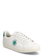 B721 Lthr/Tennis Branded Fred Perry White