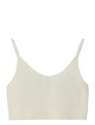 Nlfkailey Rib Bralette Noos LMTD Cream