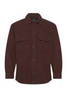 Cotton Linen Work August Shirt Mads Nørgaard Brown