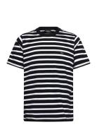 Cotton Jersey Stripe Frode Tee Mads Nørgaard Black