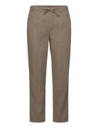 Linen Blend Herringb Pants Lindbergh Beige