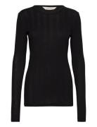 Thyra L/S Cotton Top Drop Needle Go Gai+Lisva Black