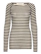 Amalie L/S Sailor Wool Top Gai+Lisva White