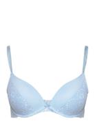 Cherry Padded Underwired Push-Up Bra Hunkemöller Blue