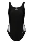 Adidas 3 Stripes Swimsuit Adidas Sportswear Black