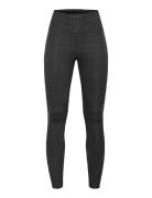 Logo Effect High Waist Tights Röhnisch Black