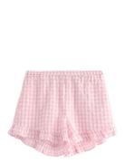Pyjama Shorts Seersucker Floun Lindex Pink