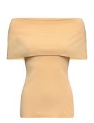 Beatriz Knitted Top Twist & Tango Yellow