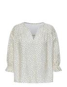 Jdysky 3/4 V-Neck Top Wvn Exp JDY Cream