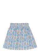 Skirt In Liberty Fabric Huttelihut Blue