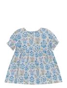 Dress Ss In Liberty Fabric Huttelihut Blue