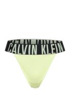 High Leg Thong Calvin Klein Yellow