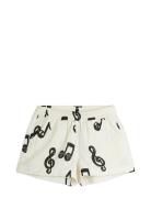 Note Aop Muslin Shorts Mini Rodini White