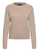 Vmdoffy Ls O-Neck Blouse Ga Noos Vero Moda Brown