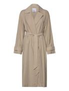 Soft Trench Coat With Belt Mango Beige