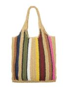 Striped Wafted Carolina Bag Becksöndergaard Patterned