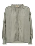 Mmmarb Sansa Emb Blouse MOS MOSH Green
