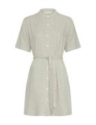 Mschpennie Ginia 2/4 Shirt Dress MSCH Copenhagen Cream