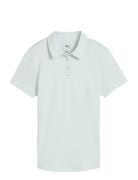 W Mattr Lianas Jacquard Ss Polo PUMA Golf Blue