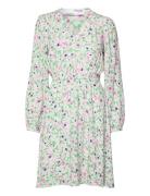 Slfmalida Ls Short Dress B Selected Green