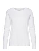 Slfstandard Ls Tee Noos Selected White