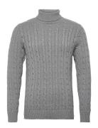 Slhryan Structure Roll Neck Selected Grey
