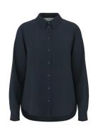 Slfviva Ls Sun Shirt Noos Selected Navy