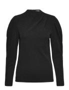Slfmarwa Ls High Neck Top Selected Black