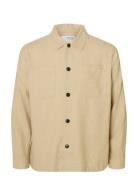 Slh-Brody Sun Overshirt Ls Noos Selected Beige