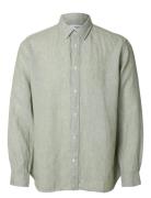 Slhregkylian Mix Ls Shirt Selected Green