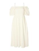 Slfanelli 3/4 On Off Ankle Dress B Selected White
