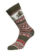 Winter Alpaca Tree 1-Pack Alpacasocks&Co Khaki