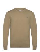 Shield Cotton C-Neck GANT Khaki