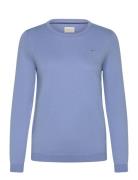 Cotton C-Neck GANT Blue