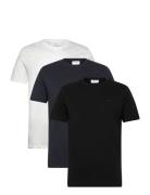 3-Pack Tee With Flag Print S/S Lindbergh Black