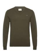 Lambswool Blend V-Neck GANT Green