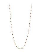 Lola Necklace Enamel Copenhagen Brown