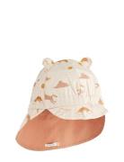 Gorm Reversible Sun Hat With Ears Liewood Beige