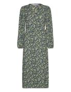 Printed Cut-Out Detail Dress Mango Patterned