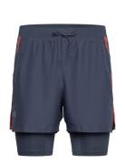 Ua Launch 5'' 2-In-1 Shorts Under Armour Grey