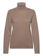Rmwsofia Wool Ls Roll-Neck Pullover RM By Rosemunde Beige