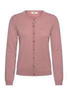 Rmwsofia Wool Ls Short Cardigan RM By Rosemunde Pink